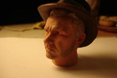 Custom Kingdom of the Crystal Skull head sculpt 2